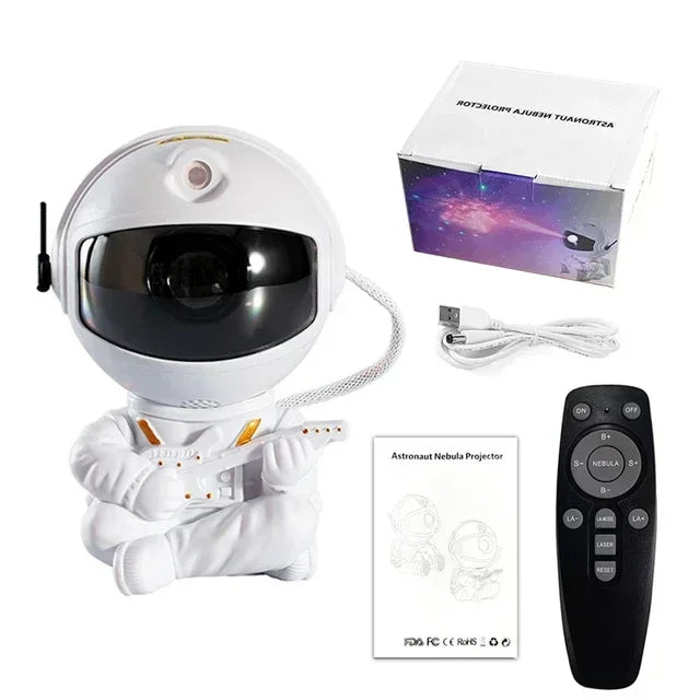 2024 Guitar Galaxy Star Projector Spaceman Lamp Starry Sky Night Light