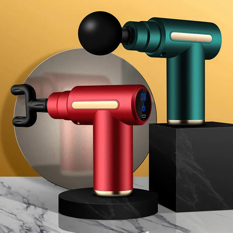 Mini Muscle Massage Gun, Portable Body Massager Deep Handheld Percussion Massager For Body, Back, And Neck