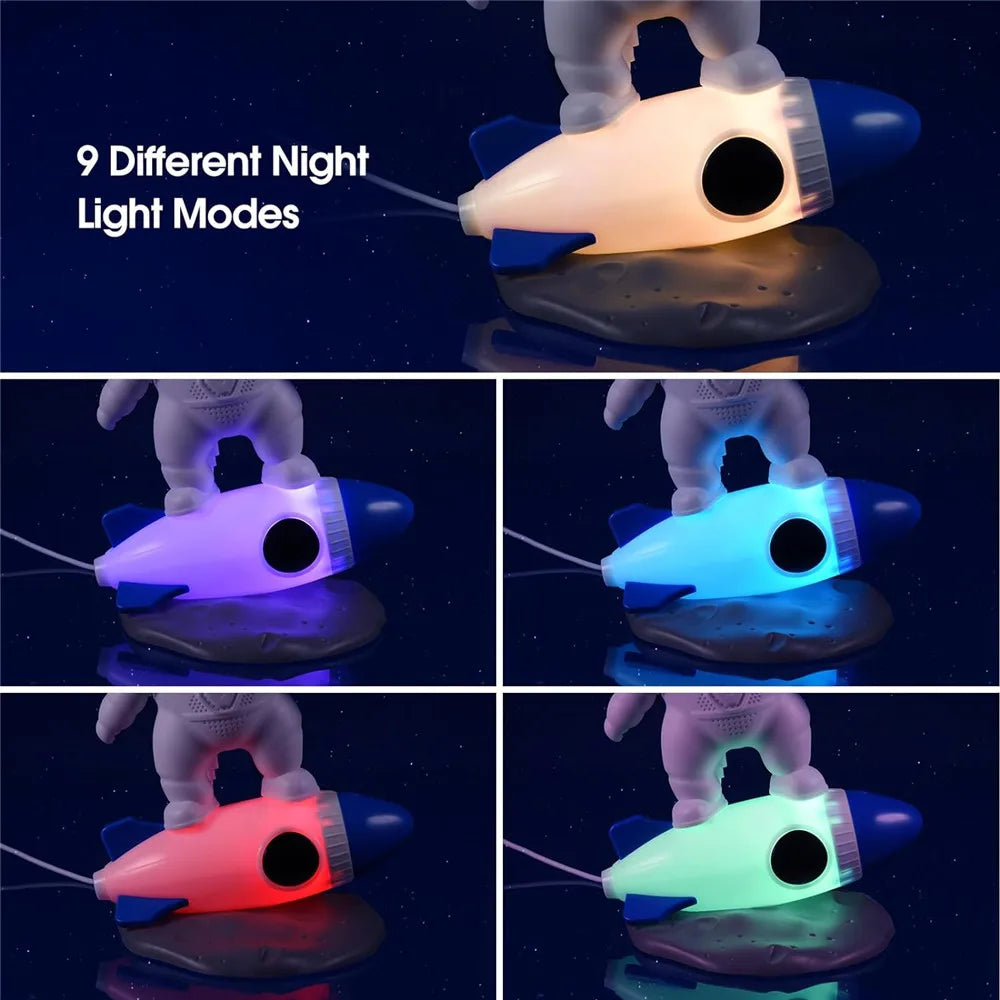 Astronaut Galaxy Starry Sky Projector Night Light with Remote Control