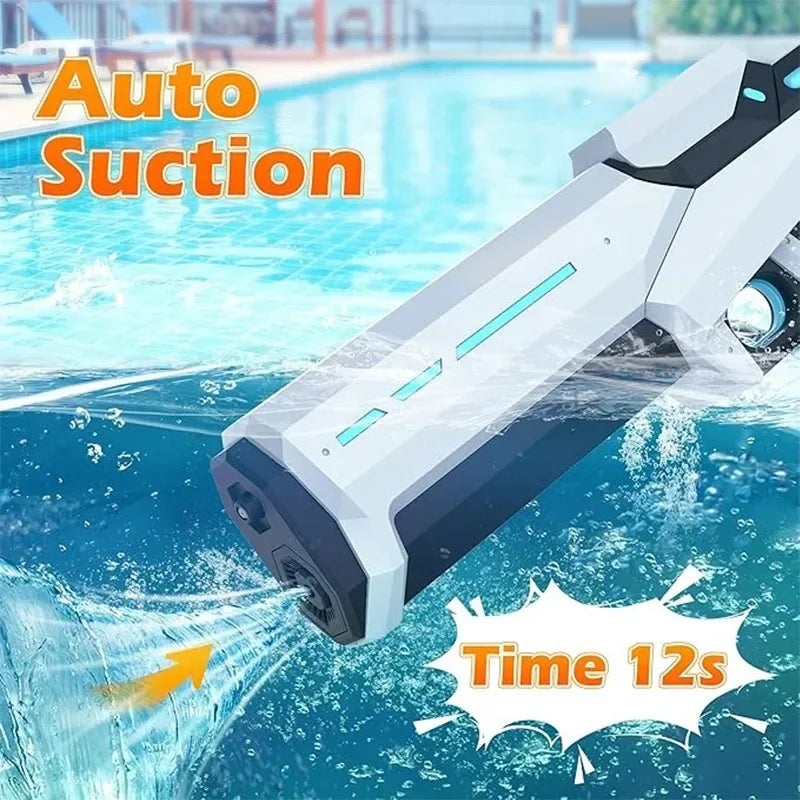 Electric Water Gun Toys Fully Automatic Continuous Firing Luminous Water Gun Interactive Water Splashing Children's Toy Guns