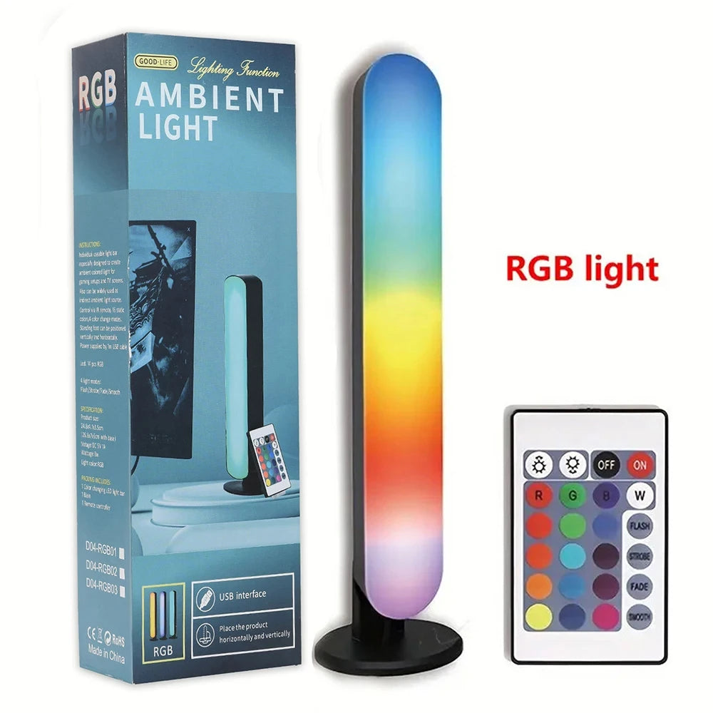RGB Pickup Light Music Rhythm Lights Upgraded USB Rechargeable Model
