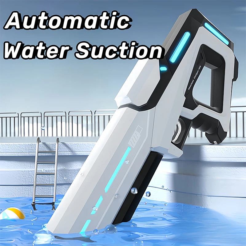 Electric Water Gun Toys Fully Automatic Continuous Firing Luminous Water Gun Interactive Water Splashing Children's Toy Guns